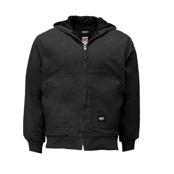 Key Other - KEY Men's Insulated Hooded Duck Jacket in Black